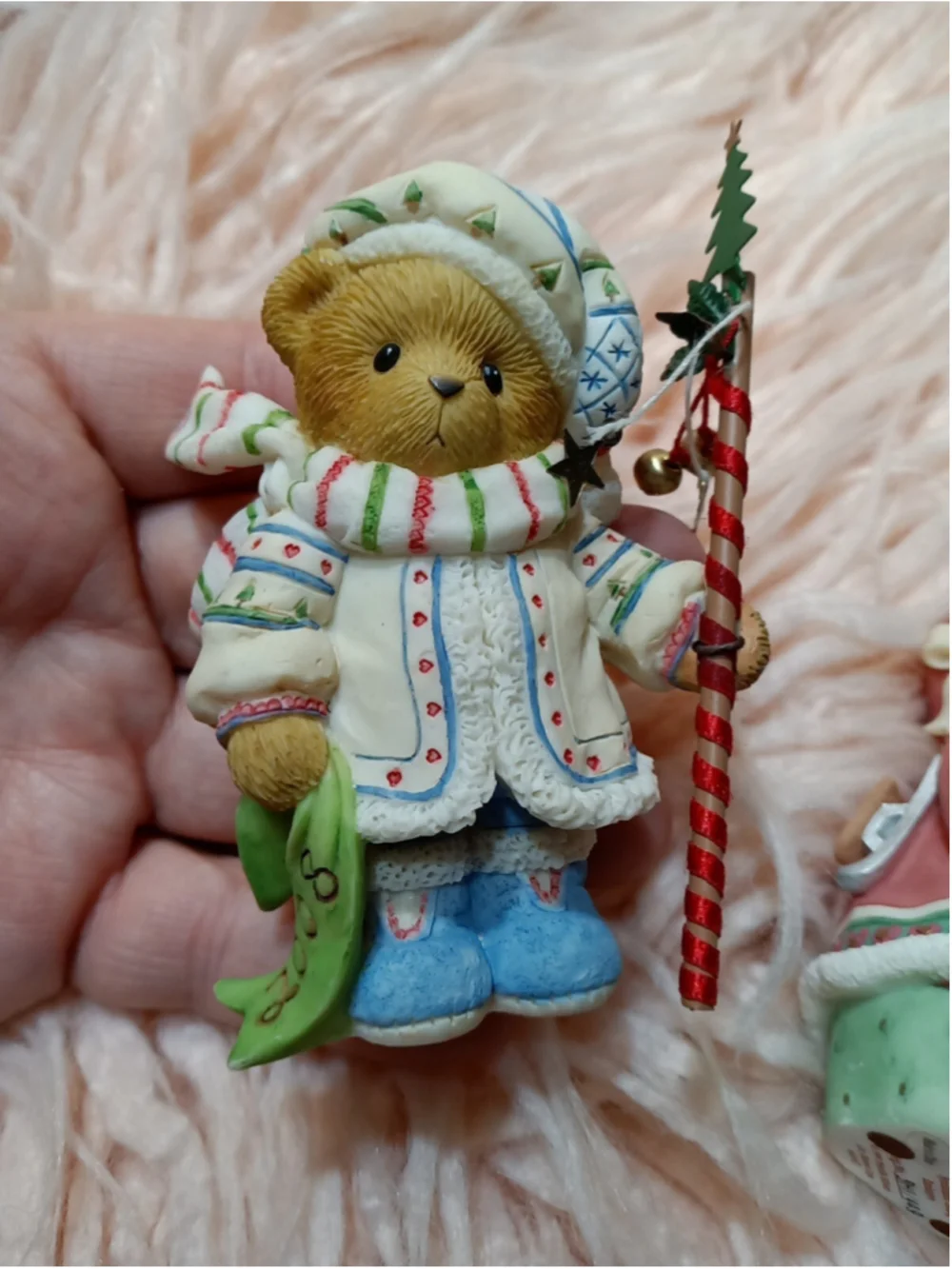 Cherished Teddies Thor 2008 Winter Loretta I'm Warm & Cozy Over You Ice skating